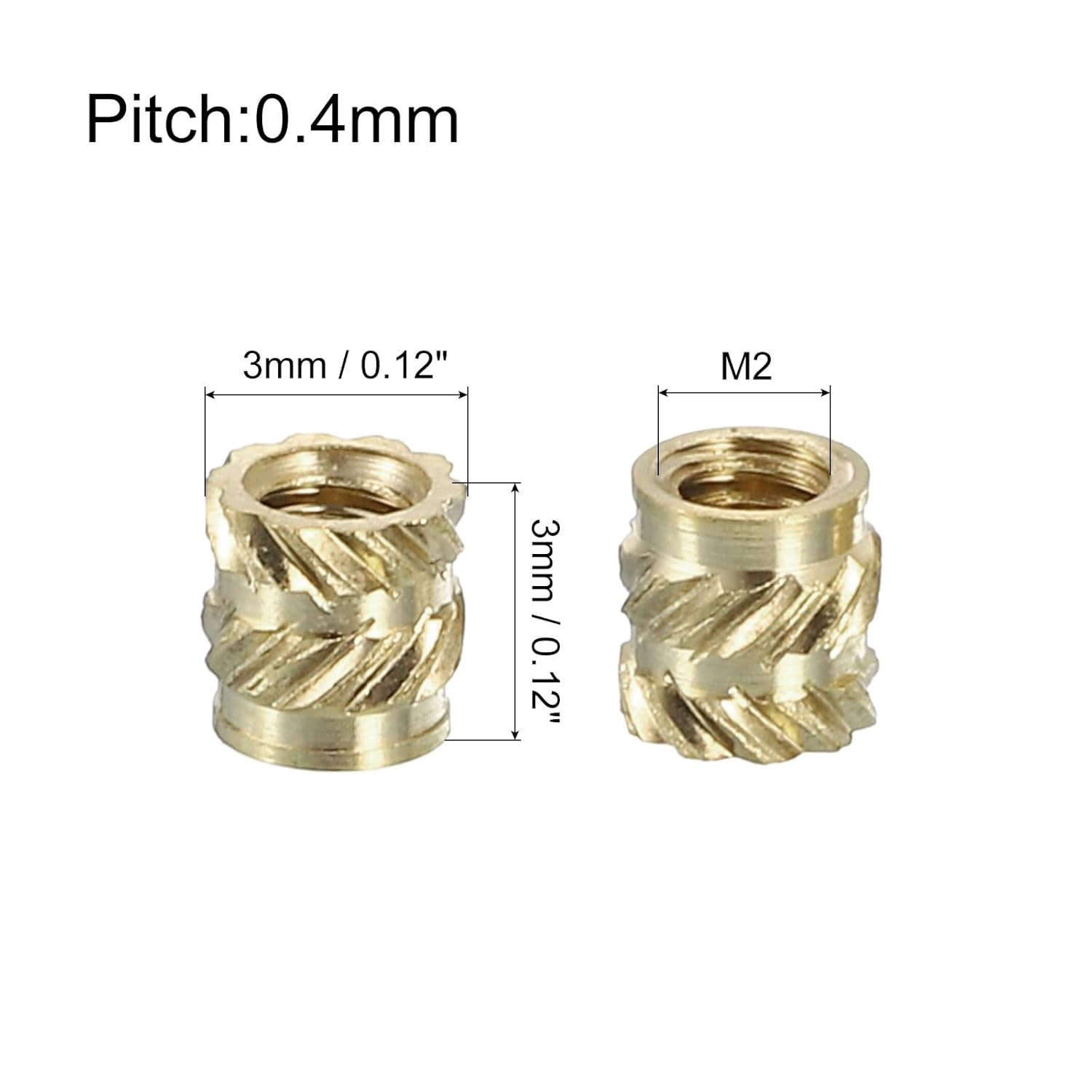 Heat-set insert nut